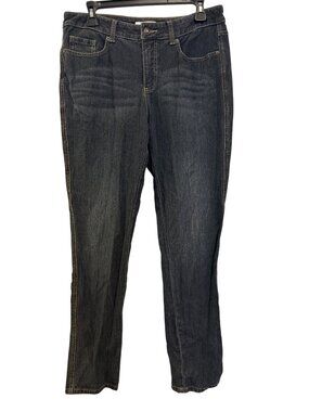 Coldwater Creek jeans size 10 Womens Stretch Denim Medium Wash Straight